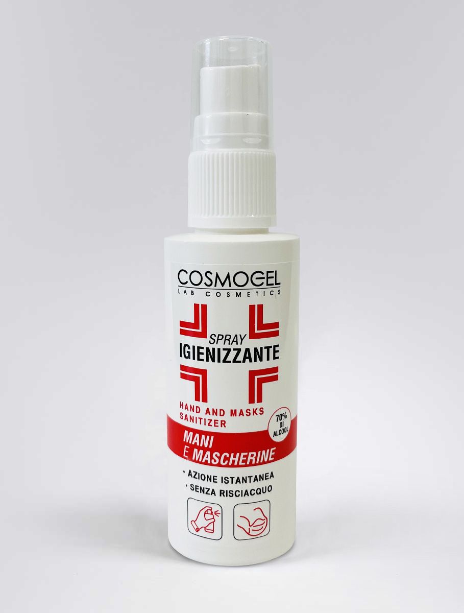 Igienizzante spray per mani e mascherina (70% di Alcool – Made in Italy)  50ml
